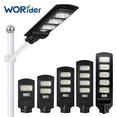 China ROAD Outdoor Waterproof High Post Road Light Led Solar Street Lights IP65 Bright Bright 200W 300 Watt 12 Hours for sale