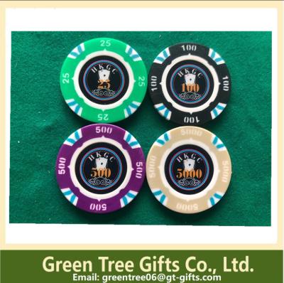 China Customized poker chips Ceramic chips plastic poker chip set for gambling for sale