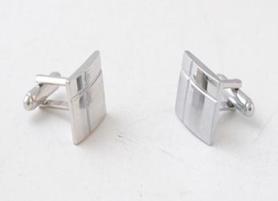 China Factory Direct High Grade Fashion Style Custom Pattern Mens Metal Mens Cuff link for sale