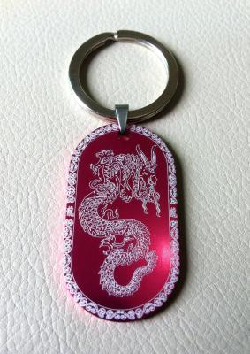 China Customimized factory wholesale zinc alloy metal leather keychain for sale