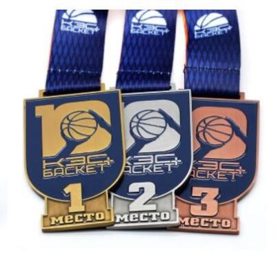 China Custom metal zinc alloy die casting China sports medals and trophies for sale