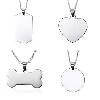 China Custom Engraving Style Blank Bulk Dog Tags/Nice Price Blank Stainless Steel Dog Tags for sale