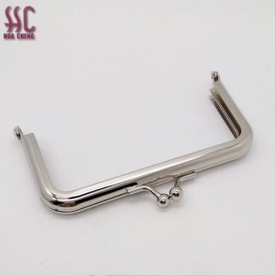 China Kiss Lock Ball Clasp Metal Purse Frame Frame Cluth Frame Metal Purse Nickel Free Box Frame For Purse for sale