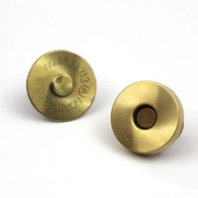 China Fashion rivets 14mm 18mm metal magnetic button for garment /handbag for sale