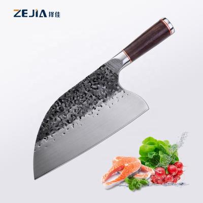 China Durable Hot Spot Carbon Steel Hand Forged For Cleaver Knife Butcher Knives for sale