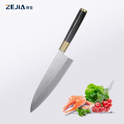 China Sustainable Deba Knife 5CR15MOV Carbon Steel With Wenge Wood Handle For Kitchen for sale