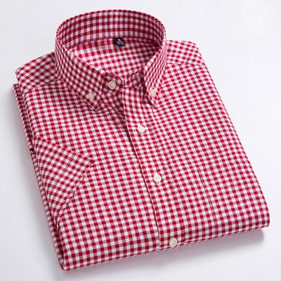 China High Quality New Fashion Anti-pilling Cotton Shirt Men's Casual Shirt Short Sleeve Shirt Plus Size for sale