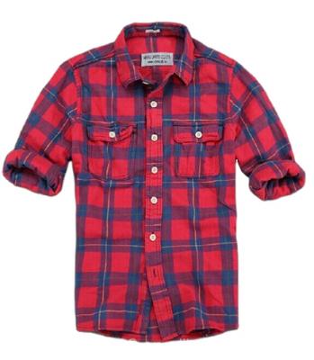 China New Fashion Anti-pilling Design Flannel Men's Casual Shirt With Pockets for sale