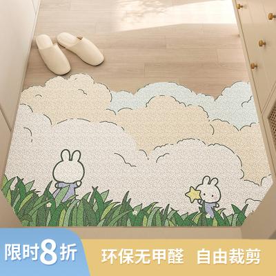 China Customizable Customizable Waterproof Floor Mat Wholesale Price PVC Coil Door Mat Tailorable Indoor Outdoor For Dust Removal for sale