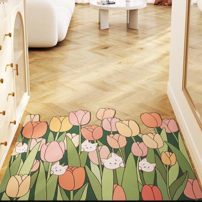 China High End Washable Luxurious Designed Washable Door Mat Waterproof Non Slip Door Floor Mat Leatherette Floor Mat Tailorable for sale