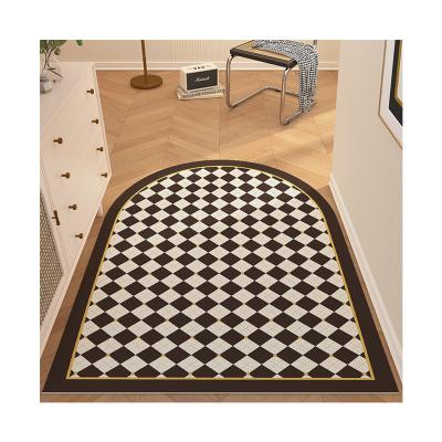 China High End Washable Luxurious Designed Washable Door Mat Waterproof Non Slip Door Floor Mat Leatherette Floor Mat Tailorable for sale