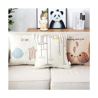 China Anti-pilling Wholesale Price Customized Fashionable Pillow Sofa Cushion Soft And Peel Friendly Bed Headrest Square Pillow Case Without Core for sale