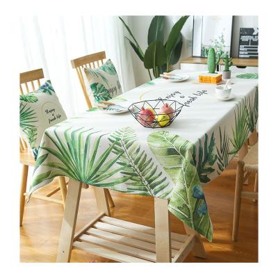 China Customized StyleTablecloth soft and comfortable wholesale price facilities design soft and skin friendly polyester tablecloth tea table cover fabric for sale