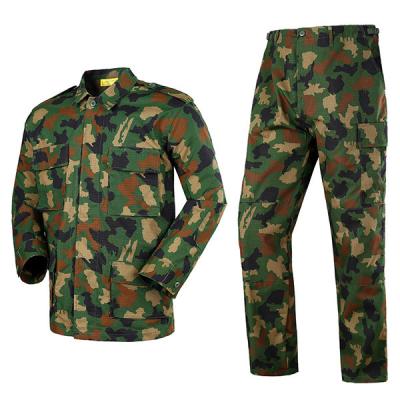 China 65% Polyester 35% Cotton Best Price Anti-Static Outdoor Camouflage Camouflage BDU Military Uniform Suit for sale