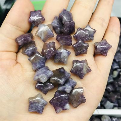 China China Wholesale Hot Sale Natural Gemstone Cordierite Healing Moon Crystal Gemstone Cut Star Moon for Gifts for sale