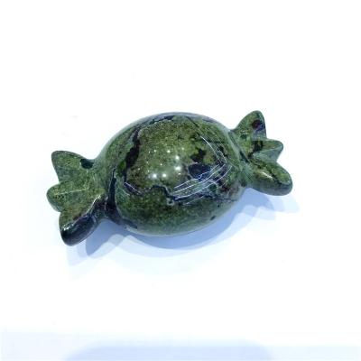 China China Wholesale Hand Carved Candy Figurines Natural Quartz Crystal Crafts Candy For Christmas for sale