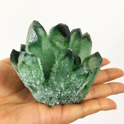 China China Wholesale 2021new Various Style Natural Healing Stones Green Crystal Clusters for sale