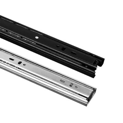 China 0.9mm 42mm Width Three-section 6inch-24inch Modern Ball Bearing Drawer Rail Telescopic Slides Rail for sale