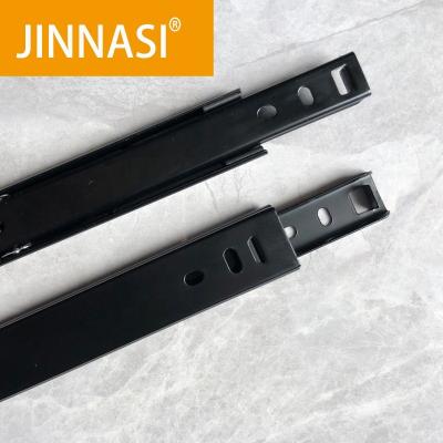 China Silent Modern Double Slide Drawer Slide 12 Half Inch Expansion 0.9mm Thickness for sale