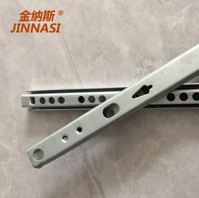 China 17mm Traditional Two Way Travel Drawer Runners Two Piece Mini Slides Narrow Rail for sale