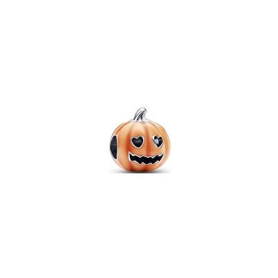 China CLASSIC New 925 Sterling Silver Jewelry Halloween Glow Pumpkin Artist Graffiti Series Bracelet Pendant for sale