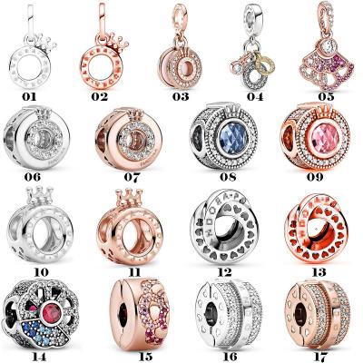 China CLASSIC New Original 925 Sterling Silver Crown O-Series DIY Charm Beads Suitable for Women Original Snake Bracelet Jewelry Design for sale