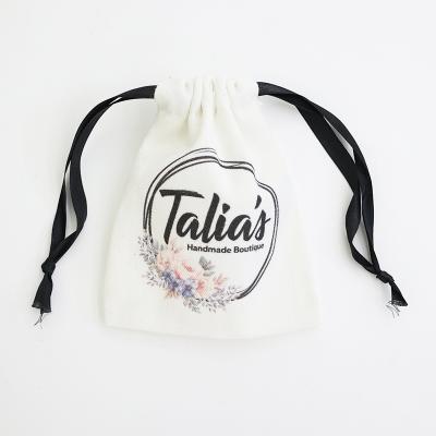 China Fine Coats Drawstring Bag Shopping Logo For Small Cotton Bag Style Storage For Jewelry Drawstring Bag for sale