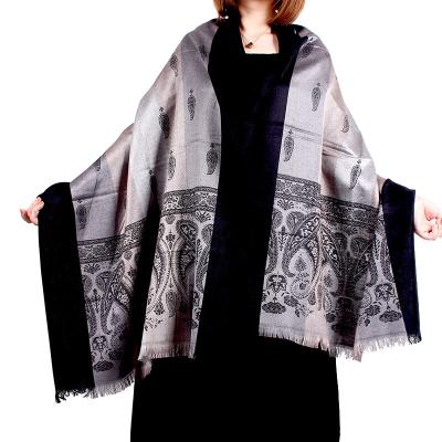 China Brand Luxury Designers Scarf Polyester Warm Winter Fashion Women Imitate Cashmere Wool Scarf Long for sale