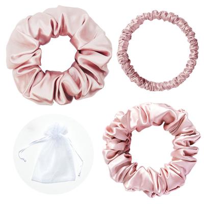 China Smart Casual Cute 3pcs-Set Cartoon Silk Hair Ties For Kids Baby Elastic Headband Elastic Band Hair Accessories Set for sale