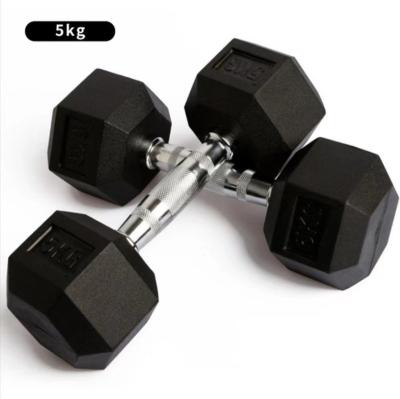 China Eco-Friendly Rubber Coated Hex Dumbbell Hex Dumbbell Hex Dumbbell Hex Dumbbell Rubber Dumbbell Rack for sale