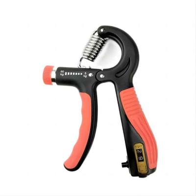 China Metal Hand Strong Grip Strengthener Adjustable Tester Counting Gripper Heavy Trainer for sale