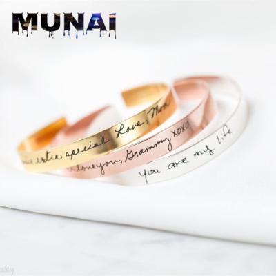 China TRENDY personalized cuff bracelet gift for her for sale