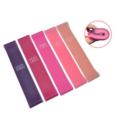 China 100% CustomElastic Natural Latex Resistance Loop Exercise Fitness Heavy Duty Yoga Band Set for sale