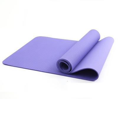 China Eco Friendly NBR Printing Custom Anti Slip Strip Yoga Mat for sale