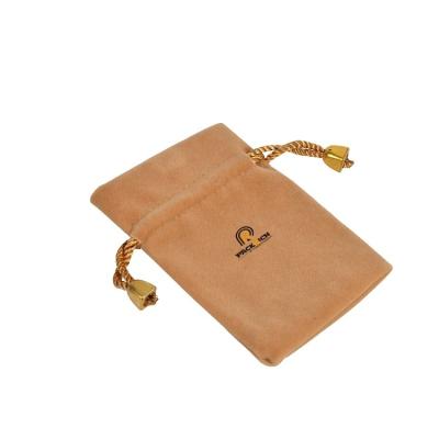 China Eco-friendly Stylish High Quality Custom Made Velvet Drawstring Pouch Bag for sale