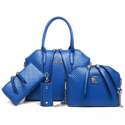 China 2020 eco-friendly hot sale 4pcs set bag designer handbag for women with good leather factory price for sale