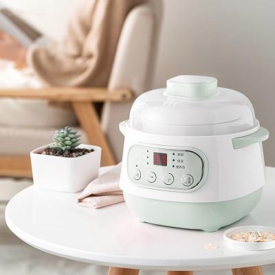 China CK-SC01 1L Mini Eco-friendly Electric Ceramic Easy Cooker Stew Pot Multi Slow Cooker for sale