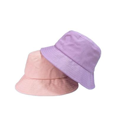 China Wholesale Cheap Colorful Custom Logo Fashion Women's High Quality Cotton Street Style 2022 Classic Embroidery Bucket Hat for sale