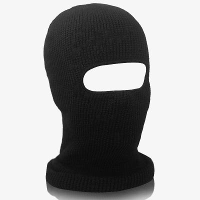 China COMMON 1-Hole Knitted Full Face Cover Adult Winter Ski Balaclava For One Hole Custom Made Wholesale Ski Mask for sale