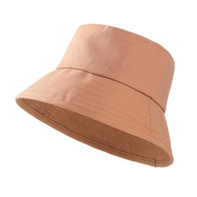 China Breathable Bucket Hat Fisherman Hat Women All-match Spring And Summer Sunshade Hat for sale