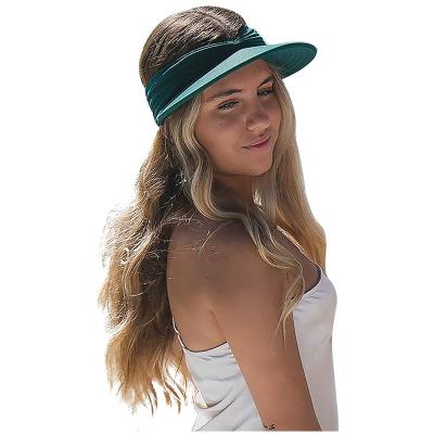 China Cozy Young Girls Sun Hats With UV Protection Baseball Sun Hat Blank Top Women Sport Sun Visor Hats Beach for sale