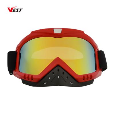 China Custom High Quality Anti-UV Proof MX Motocross Goggles Windproof Waterproof Dustproof To Pack Motorcycle Goggle UV400 Lenses for sale