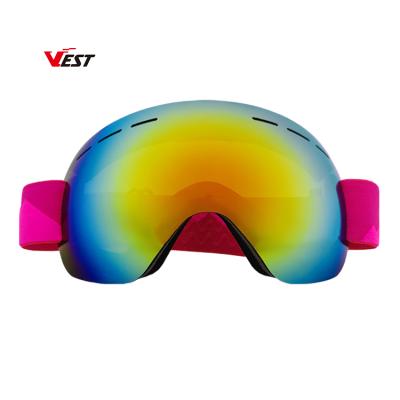 China Anti Fog Ski Goggles Wholesale Anti-scratch Ski Goggles Anti-Fog Women Men's Ski Lightweight Anti-fog Dustproof Windproof Waterproof Glass for sale