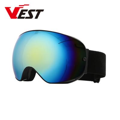 China Custom OEM Snowboard Goggles Ski Goggles Glasses Wholesale Snow Dust Proof Anti Fog Single Layer Lens Anti-UV Windproof Waterproof PC for sale