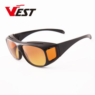 China Women anti-scratch dustproof night vision glass fogproof windproof waterproof driving men anti-glare glasses fit for myopic glasses wholesale for sale