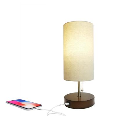 China JLT-15656B Modern Home Bedside Round 2.1A USB Convenient Quick Charge Lamp With Amazon Best Sellers for sale