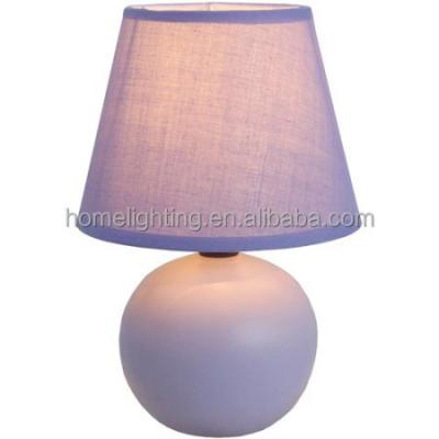 China Small Mini Round Ceramic Contemporary Decorative Colorful Porcelain Table Lamp CE-066 With KC Certificate for sale