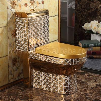 China Double-Stream Factory Unicorn Paper Folding Chair Gold Toilet Seat for sale