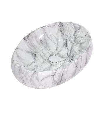 China Wholesale Modern For Sale Stone Craft New Product Marble Art Sink Wash Basin For Bathroom Home Decor for sale