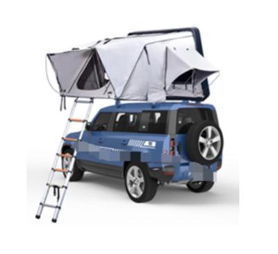 China Off Road Trailer Folding SUV Camping Car with Plastic Roof Tent for sale